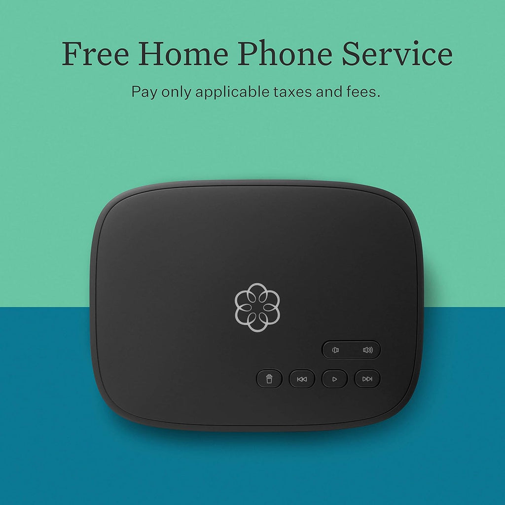 Ooma Telo VoIP Free Internet Home Phone Service and HD3 Handset.