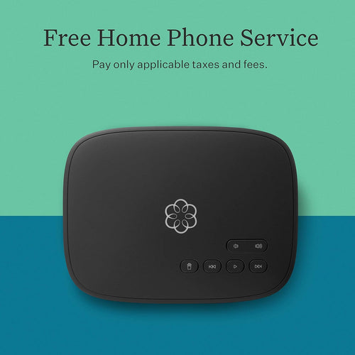 Ooma Telo VoIP Free Internet Home Phone Service and HD3 Handset.